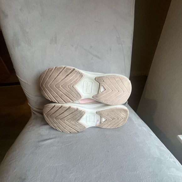 Kate Spade White and Pink Glitter Sneakers - Picture 4 of 7